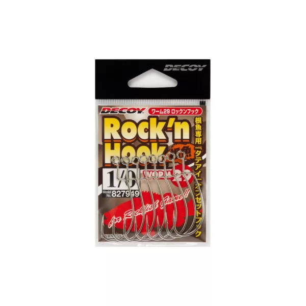 Decoy Worm 29 RockN 4 Offset Horog 9db