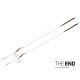 Delphin THE END Boilie rig gebonden haak / 2 stuks 20cm/25lbs/#4