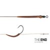 Delphin THE END Boilie rig gebonden haak / 2 stuks 20cm/25lbs/#4