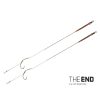 Delphin THE END Skin rig gebonden haak / 2 stuks 20cm/25lbs/#6