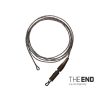 Delphin THE END Leadcore + PIN clip gebonden haak / 3st 1m