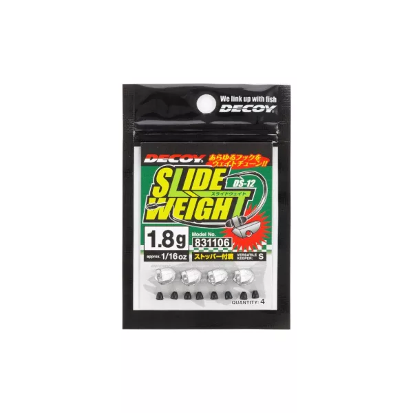 Decoy DS-12 Slide Weight 2,5gr Offset Ólom 4db