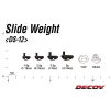 Decoy DS-12 Slide Weight 2,5gr Offset Ólom 4db