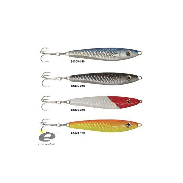 Kamasaki Ecopilker Pilker Zwart Zilver 75mm - 40gr