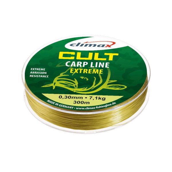 Climax Cult Carp Extreme Mono 300m 0,30mm Matt Olive Monofil Főzsinór