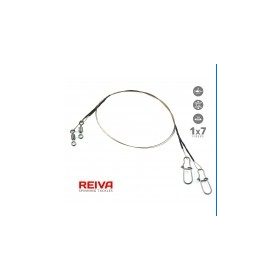 Reiva Wolfraam roofvis onderlijn 1*7 5kg 20cm