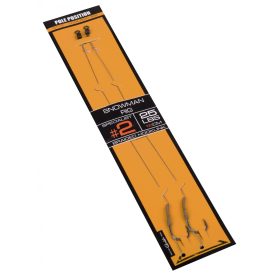   Spro Str Snowman Rig Zwart 8 2st/verpakking Met oog Met weerhaak Gevlochten voorgeknoopte haak