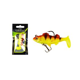 Wizard Swimbait Baars 7,62cm Geel-Roodtijger Kunstaas