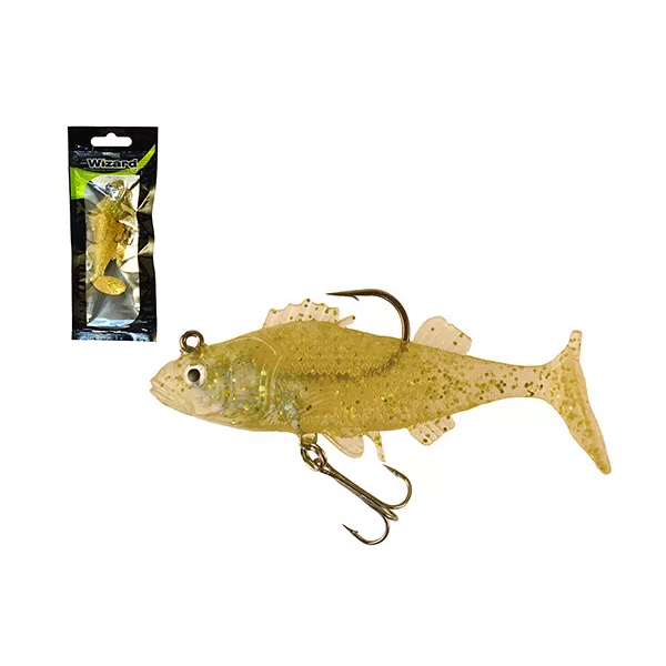 Wizard Swimbait Perch Golden-White 7,62cm Rubbervis