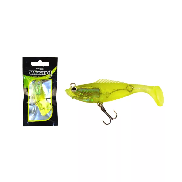 Wizard Swimbait Baars 7,62cm Groen Kunstaas