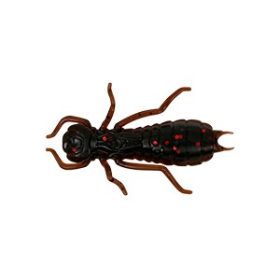 Wizard LARVA COL. 003 6PCS/BAG Rubber kunstaas