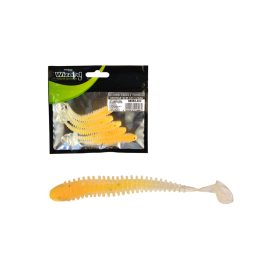 Wizard Power Minnow Oranje 9cm Rubbervis 5db