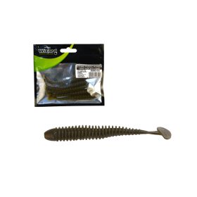 Wizard Power Minnow Grijs 9cm Rubbervis 5db