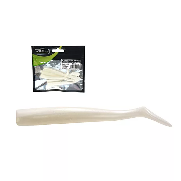 Wizard Stick Minnow White 7cm Kunstaas 5 stuks