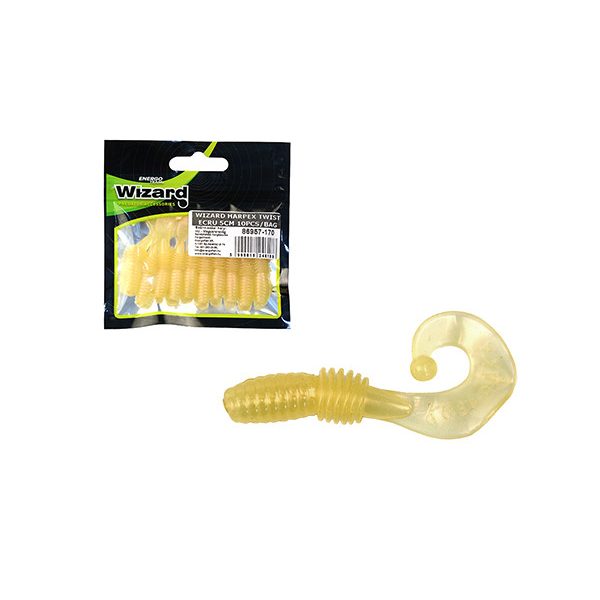 Wizard Harpex Twist Extra Ecru 5cm Twister 10 stuks