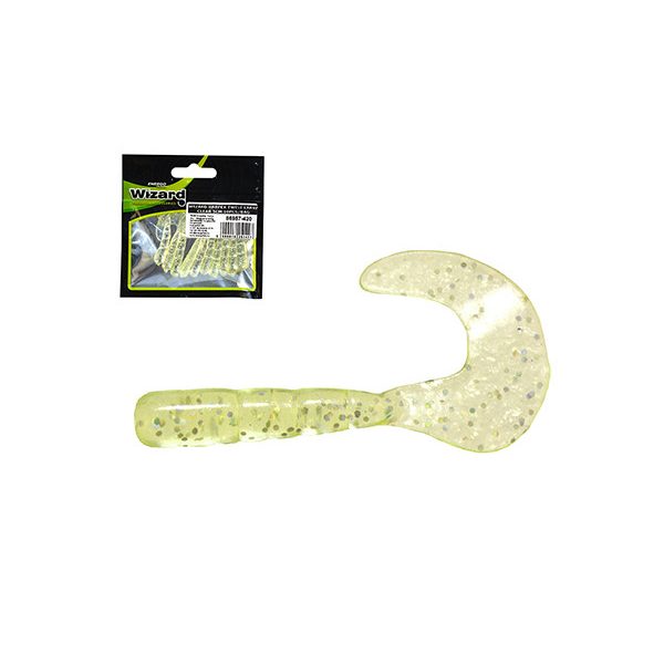Wizard Harpex Twist Larva Clear 5cm Kunstaas 10 stuks