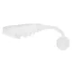 L&K FLOATING SHAD 4.5 CM 5 STUKS/PAK KLEUR: W - Rubber kunstaas