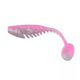 L&K Floating Shad Kunstaas 45mm Roze - 5st