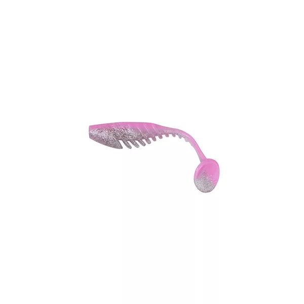 L&K FLOATING SHAD 6 CM 5 STUKS/PAK KLEUR:PINK - Rubber kunstaas