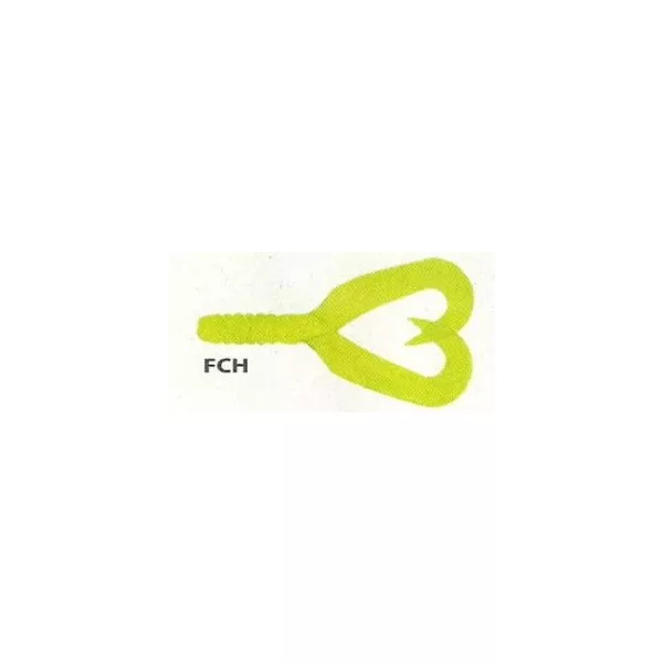 Manns Bait Co. Ltd Dubbelstaart Twister Twister FCH 101mm - 8st