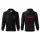 Reiva Zwarte hoodie met rits M