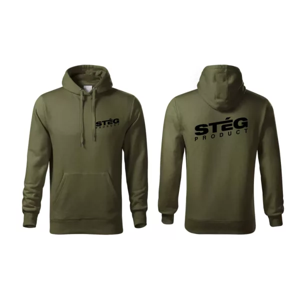 Stég Product Zöld Kapucnis Pulóver 3XL