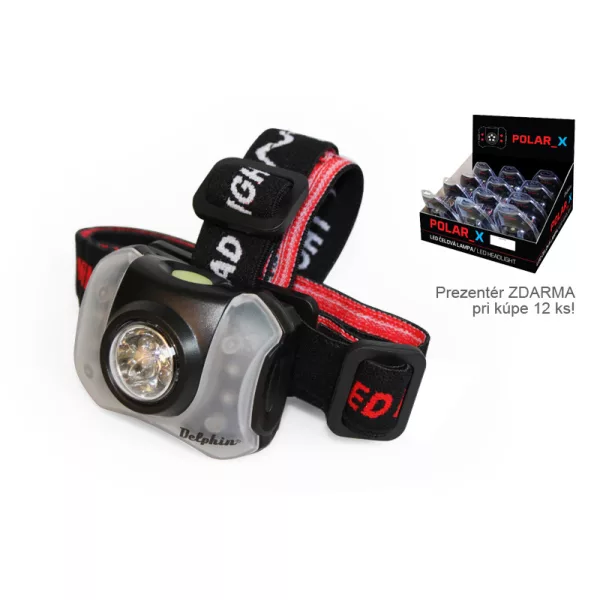 Hoofdlamp Delphin POLAR_X 5+4 LED