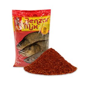 Benzár Mix Karper-Kroeskarper Rood Voer 1kg