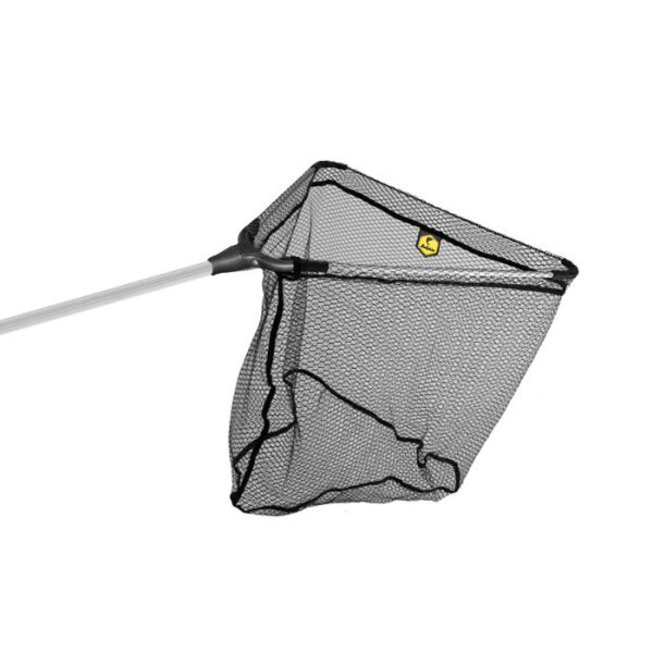 Delphin schepnet met kunststof kopbevestiging 50x50/170cm - Schepnetsteel met net