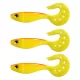 Nevis Twister Shad Vantage 9cm 6,56gr 3stuks/pak /geel-rood/ Plastic kunstaas