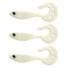 Nevis Twister Shad Vantage 9cm 6,56gr 3stuks/pak /wit/ Plastic kunstaas