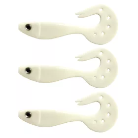   Nevis Twister Shad Vantage 9cm 6,56gr 3stuks/pak /wit/ Plastic kunstaas
