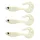 Nevis Twister Shad Vantage 9cm 6,56gr 3stuks/pak /wit/ Plastic kunstaas