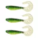Nevis Twister Shad Vantage Perch 9cm 6,56gr Groen-Wit Plastic kunstaas 3 stuks