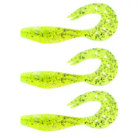   Nevis Twister Shad 11cm 10,76gr 3st/verpakking (Groen glitter) Plastic kunstaas