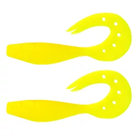   Nevis Twister Shad 14cm 21,40gr 2st/verpakking (Geel) Plastic kunstaas