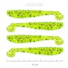 Nevis Impulse Shad 10cm 6,92gr, 4 stuks/pak, Fluo Groen Glitter, plastic aas