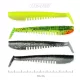 Nevis Impulse Shad 10cm 6,92gr, 4 stuks/pak, 4 kleuren, plastic aas
