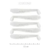 Nevis Impulse Shad 7,5cm 3,05gr 5 st/pk Wit Plastic kunstaas