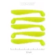 Nevis Impulse Shad 7,5cm 3,05gr 5 st/pk Citroengeel Plastic kunstaas