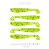 Nevis Impulse Shad 7,5cm 3,05gr 5 st/pk FluoGroene Glitter Plastic kunstaas