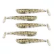 Nevis Impulse Shad 7,5cm 3,05gr 5 st/pk Gouden Glitter Plastic kunstaas