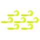 Nevis Twister 6cm 2,54gr 7 st/pk Geel Plastic kunstaas
