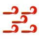Nevis Twister 7,5cm 4,17gr 5st/verpakking Geel-rood Plastic kunstaas
