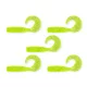 Nevis Twister 7,5cm 4,17gr 5st/verpakking Fluo Groen Glitter Plastic kunstaas