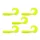 Nevis Twister 7,5cm 4,17gr 5st/verpakking Geel Plastic kunstaas