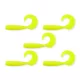 Nevis Twister 7,5cm 4,17gr 5st/verpakking Geel Plastic kunstaas