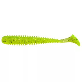   Nevis Vantage Longer 7,5cm 1,9gr 6stuks/pak Fluo Groen Glitter Plastic kunstaas