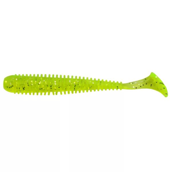 Nevis Vantage Longer 7,5cm 1,9gr 6stuks/pak Fluo Groen Glitter Plastic kunstaas