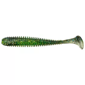  Nevis Vantage Longer 7,5cm 1,9gr 6 stuks/verpakking Groene Glitter Plastic kunstaas